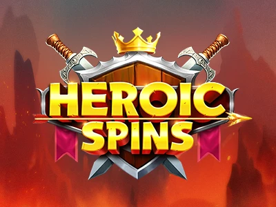 Heroic Spins Slot Logo