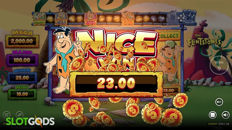 The Flintstones slot big win