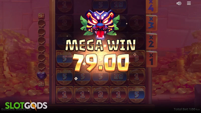 A screenshot of an epic win in Jaguar Drop slot