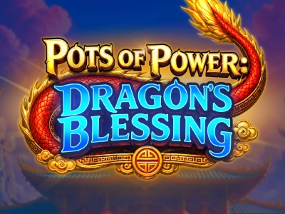 Pots of Power: Dragon's Blessing Slot Logo