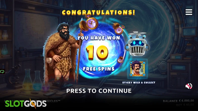 slot feature screenshot