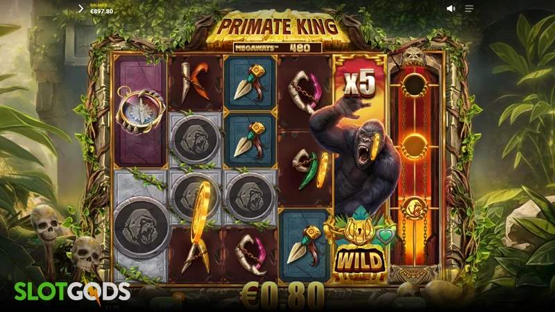 Primate King slot by Red Tiger gameplay screenshot
