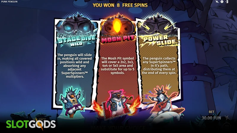 slot feature screenshot