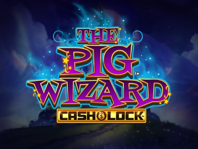 The Pig Wizard Cash Lock Slot Logo