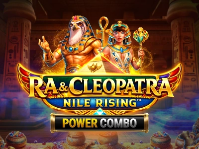 Ra & Cleopatra: Nile Rising Slot Logo