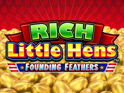 Rich Little Hens Founding Feathers Slot Logo