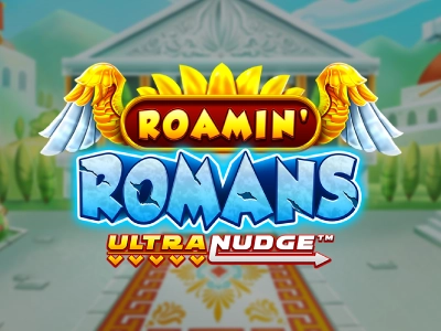 Roamin' Romans Ultranudge Slot Logo
