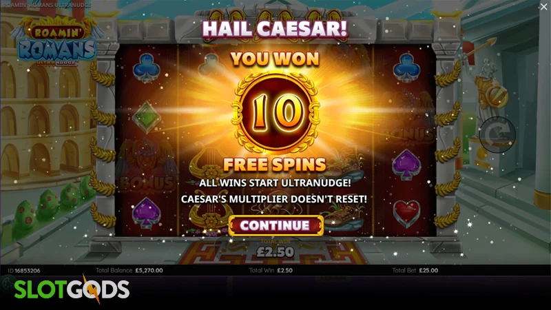 slot feature screenshot