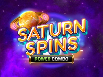 Saturn Spins Slot Logo