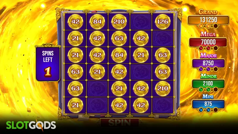 slot feature screenshot