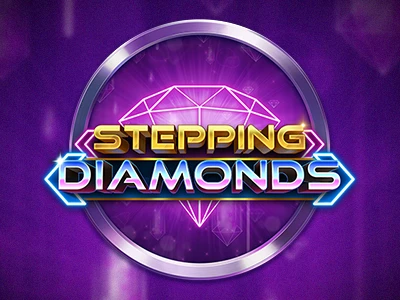 Stepping Diamonds Slot Logo