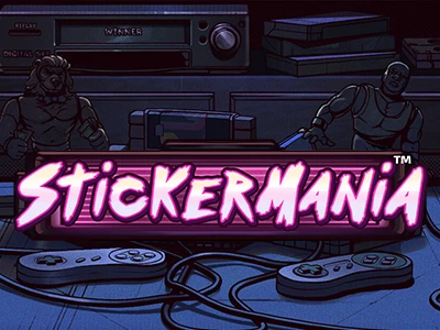 Stickermania Slot Logo