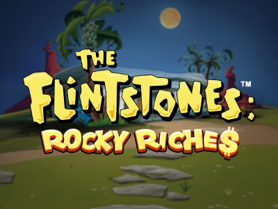 The Flintstones Rocky Riches Jackpot King Slot Logo