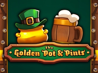 The Golden Pot & Pints Slot Logo