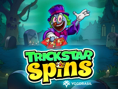 Trickstar Spins Slot Logo