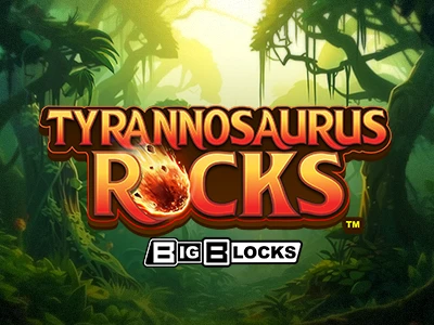 Tyrannosaurus Rocks Slot Logo