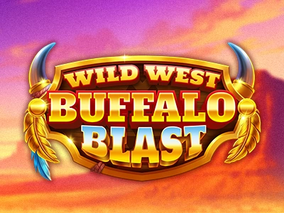 Wild West Buffalo Blast Slot Logo