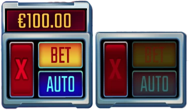Example of average crash gambling game interface