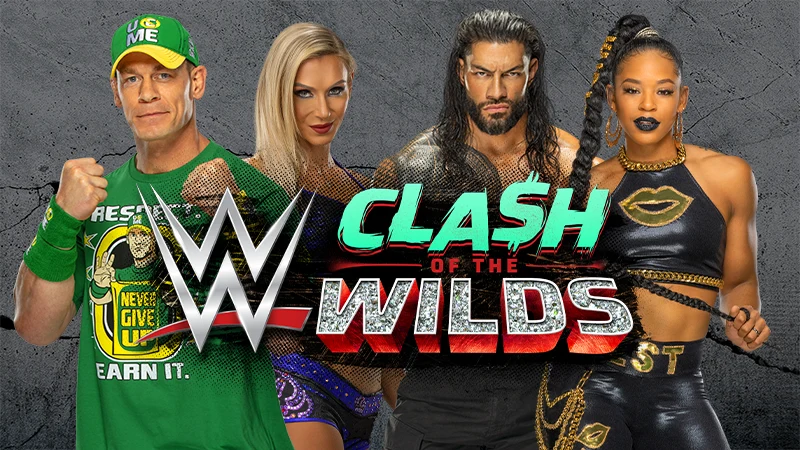 WWE: Clash of the Wilds promotional banner