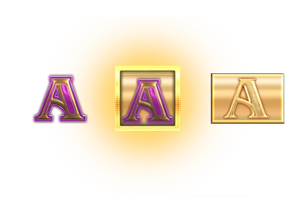 Ace symbol transforming into Megapays symbol
