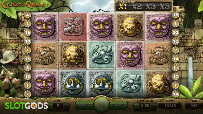 Gonzos Quest Online Slot by NetEnt Screenshot 1