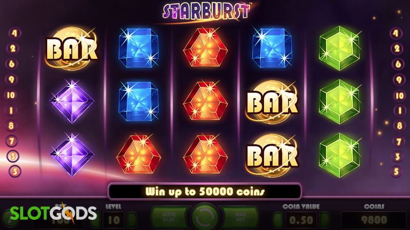 Starburst Online Slot by NetEnt Screenshot 1