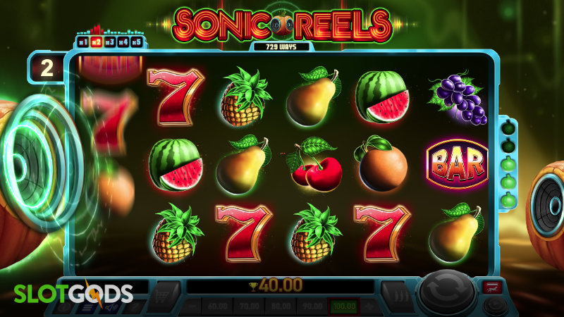 Sonic Reels Online Slot by Wazdan Screenshot 1