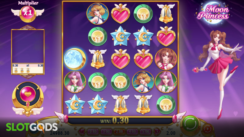 Moon Princess Online Slot by Playn GO Screenshot 1