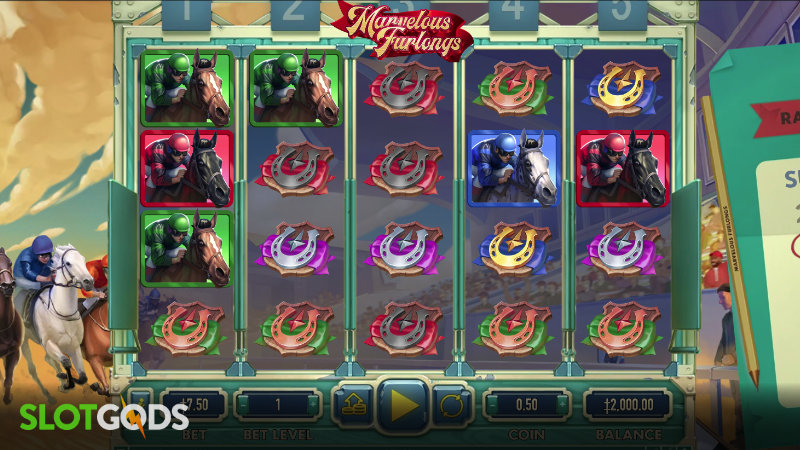Marvelous Furlongs Online Slot by Habanero Screenshot 1