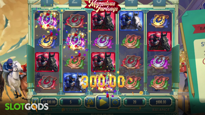 Marvelous Furlongs Online Slot by Habanero Screenshot 3