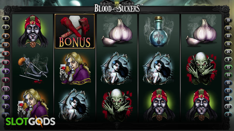 Blood Suckers Online Slot by NetEnt Screenshot 1