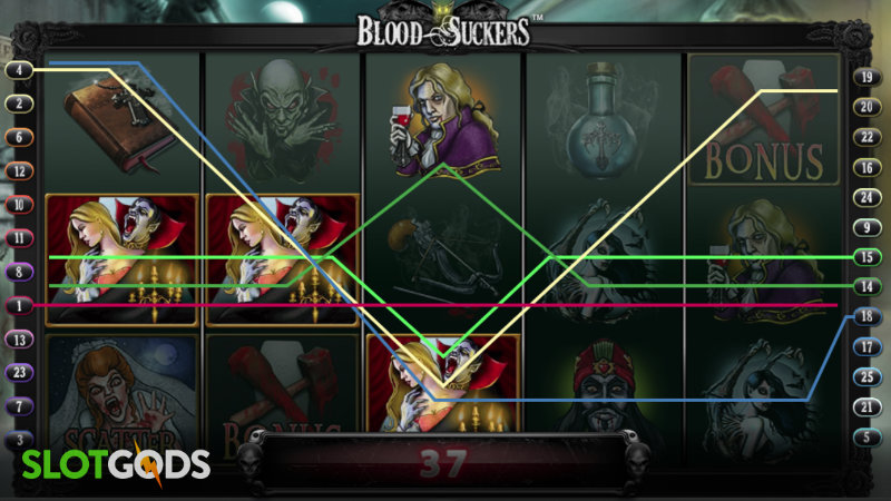 Blood Suckers Online Slot by NetEnt Screenshot 2