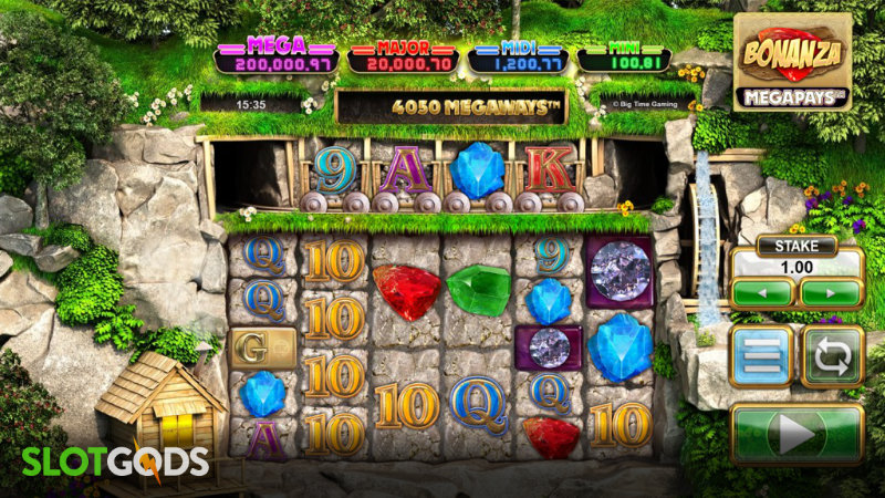 Bonanza Megapays Online Slot  by Big Time Gaming Screenshot 1