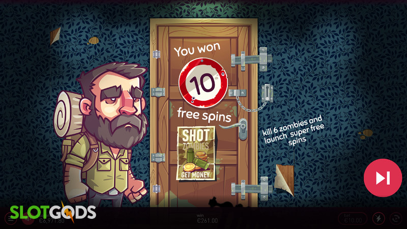 Zombies at the Door Online Slot by Peter and Sons Screenshot 2