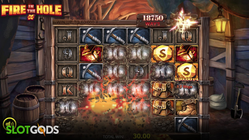 Fire in the Hole Online Slot by Nolimit City Screenshot 2