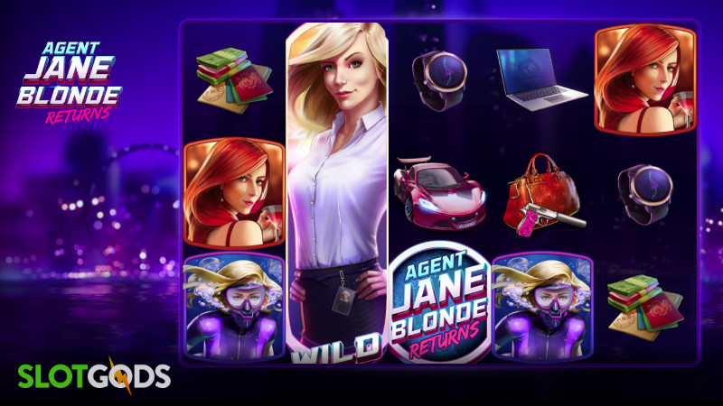 Agent Jane Blonde Returns Online Slot by Stormcraft Studios Screenshot 1