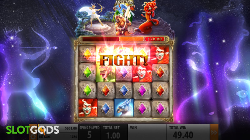 Artemis vs Medusa Online Slot by Quickspin Screenshot 1