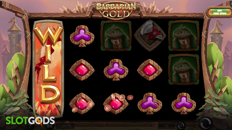 Barbarian Gold Online Slot by Iron Dog Studio Screenshot 1
