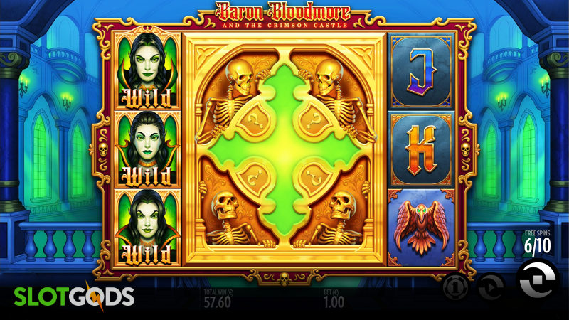 Baron Bloodmore and the Crimson Castle Online Slot by Thunderkick Screenshot 2