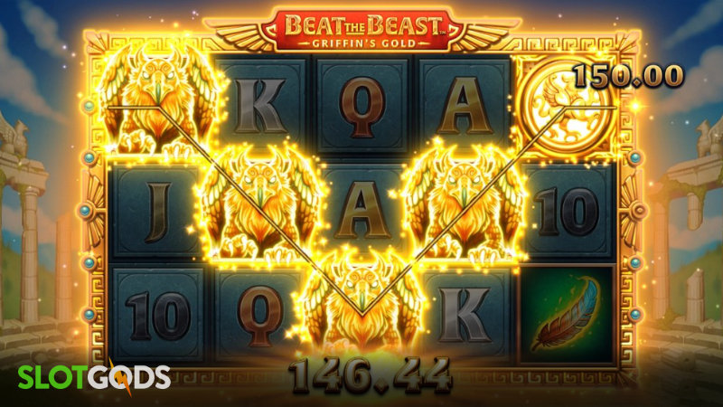 Beat the Beast Griffins Gold Online Slot by Thunderkick Screenshot 3