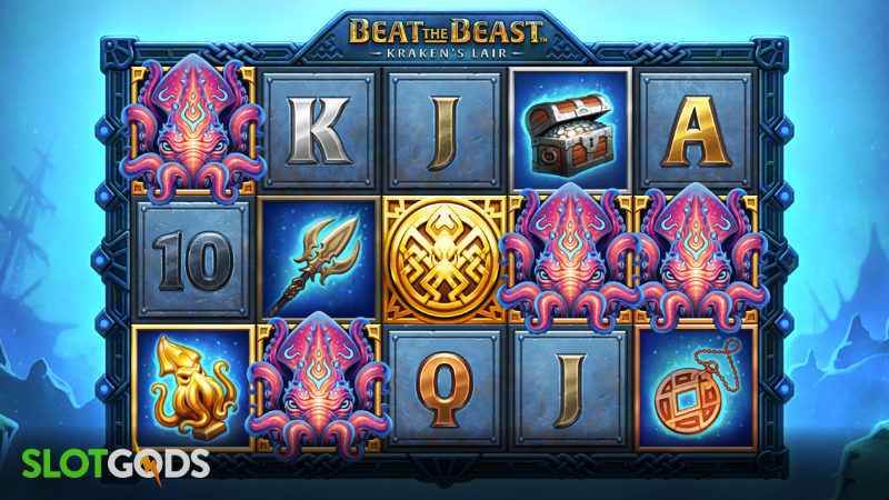 Beat the Beast Krakens Lair Online Slot by Thunderkick Screenshot 2