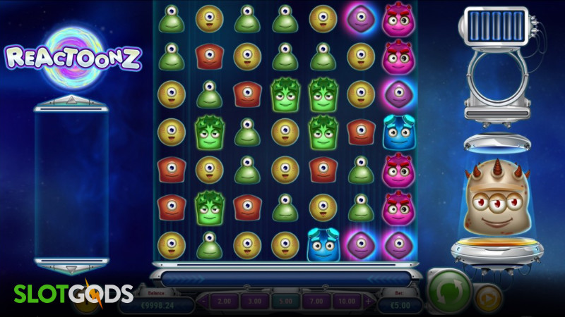 Reactoonz Online Slot by Playn GO Screenshot 1