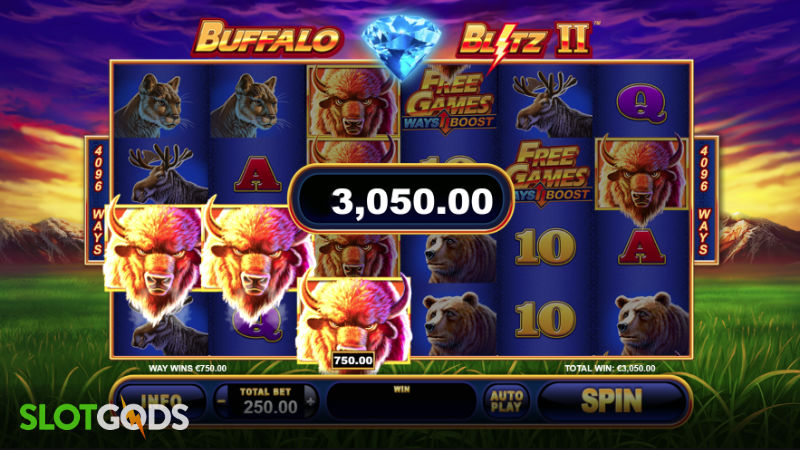 Buffalo Blitz II Online Slot by Playtech Origins Screenshot 1