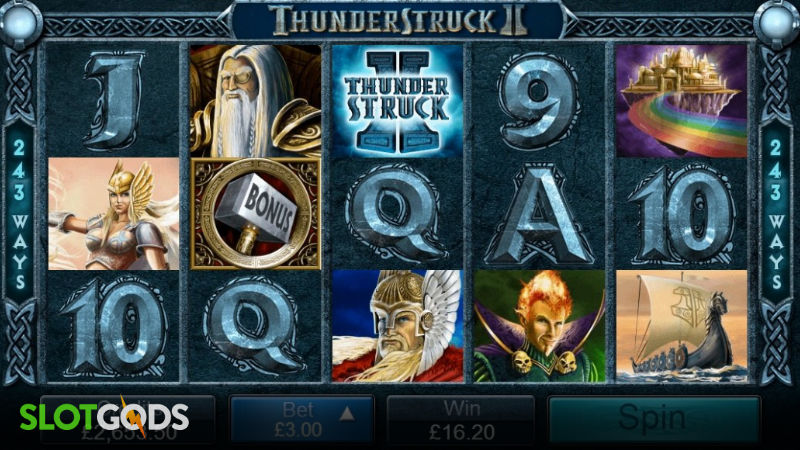 Thunderstruck ll Online Slot by Microgaming Screenshot 1