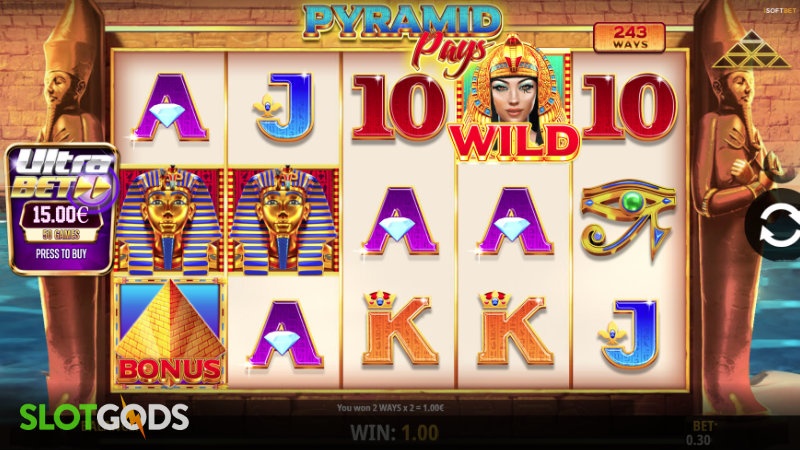 Pyramid Pays Online Slot by iSoftBet Screenshot 1