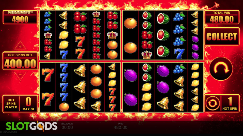 Super Hot Fruits Megaways Online Slot by Inspired Gaming Screenshot 2