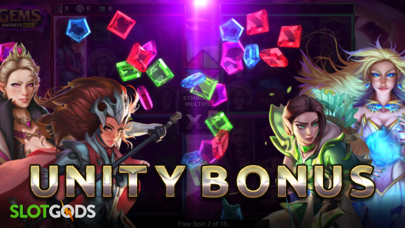 Gems Infinity Reels Online Slot by Reel Play Screenshot 2
