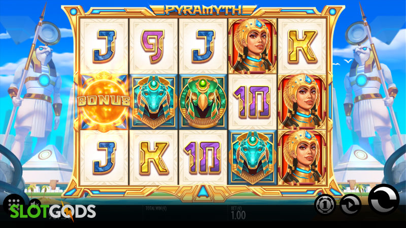 Pyramyth Online Slot by Thunderkick Screenshot 1