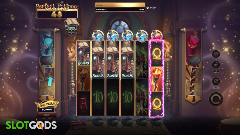 Perfect Potions Megaways Online Slot by SG Digital Screenshot 1