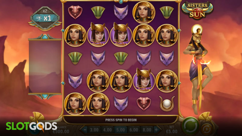 Sisters of the Sun Online Slot by Playn GO Screenshot 1